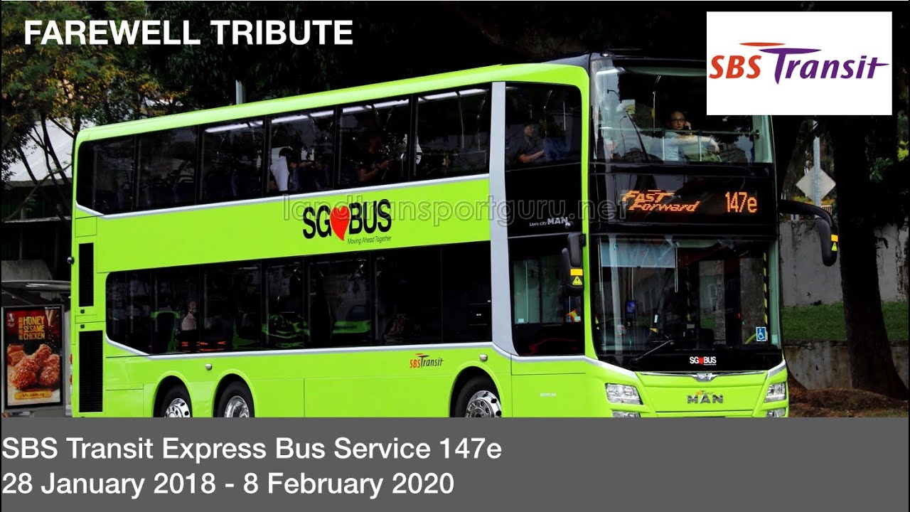 SBS Transit Express Bus Service 147e Farewell Tribute