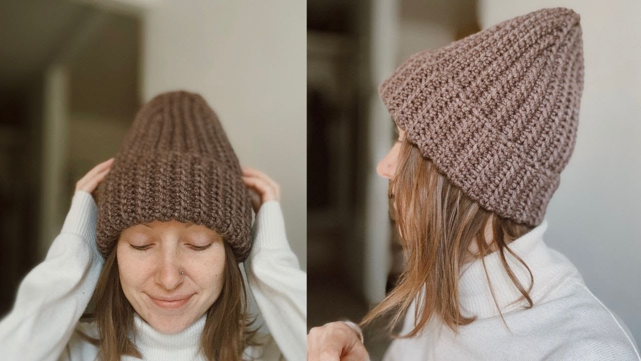 🔥 ШАПКА КРЮЧКОМ вязаная с отворотом бини/тыковка Crochet hat @Катя SHODDI CROCHET вязание крючком