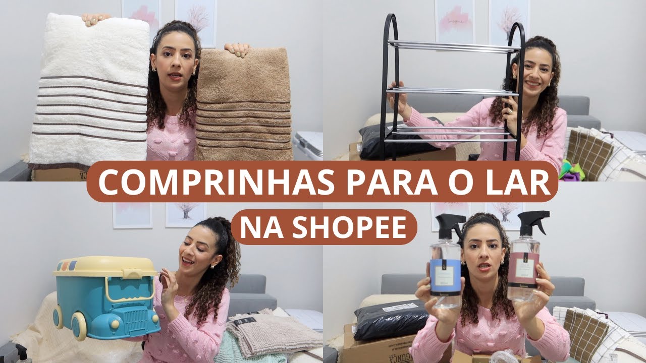 MUITAS COMPRINHAS PARA A CASA NA SHOPEE, COISAS LINDAS E ÚTEIS | LETÍCIA VELOSO