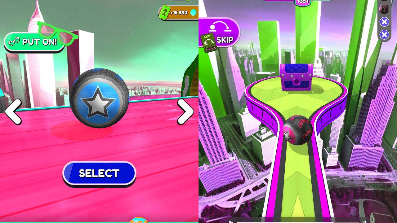 Going Balls Speedrun Challenge Vs Reverse Balls Speedrun Walkthrough Gameplay