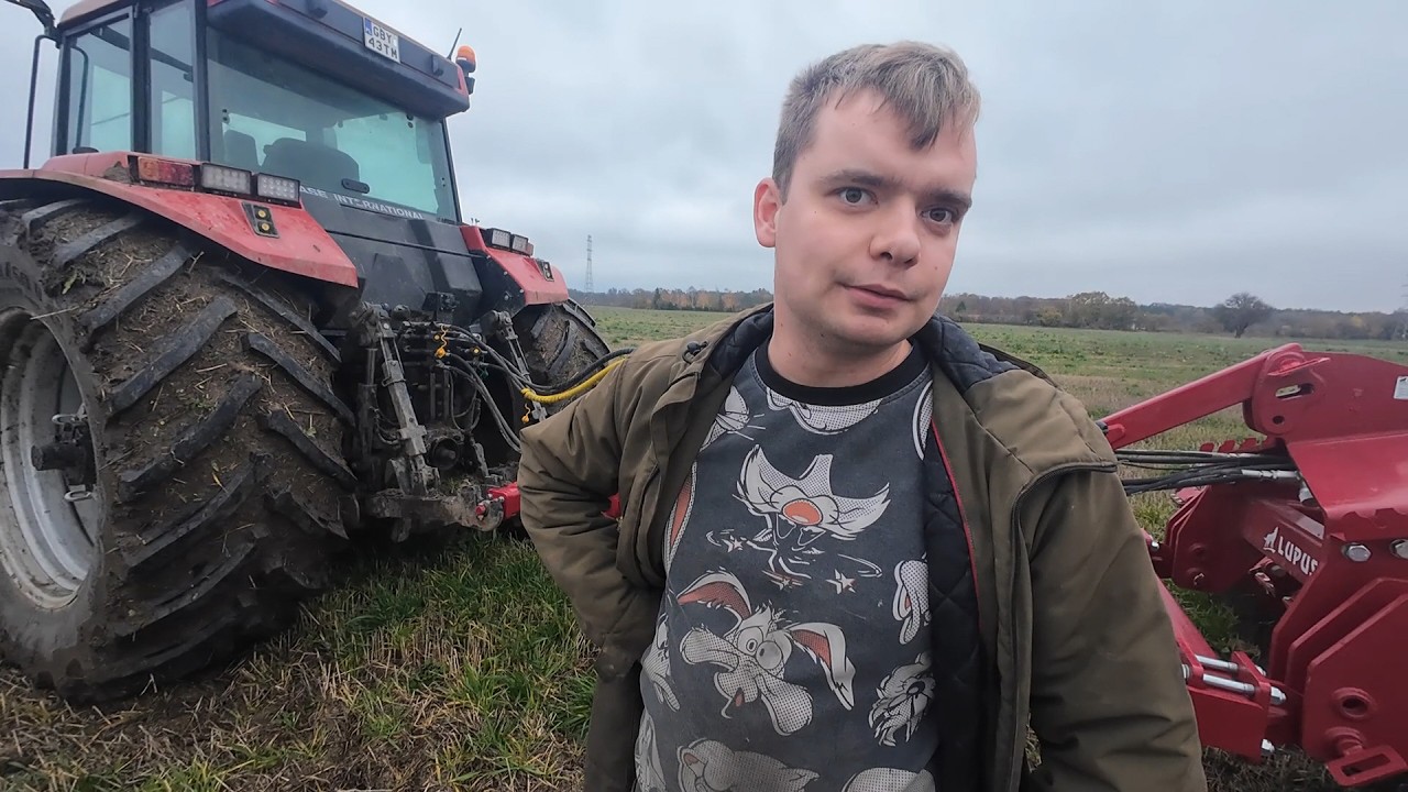 CASE MAGNUM po kapitalce silnika 300KM Pierwsza próba w polu z talerzówką LUPUS BTH400 na testach