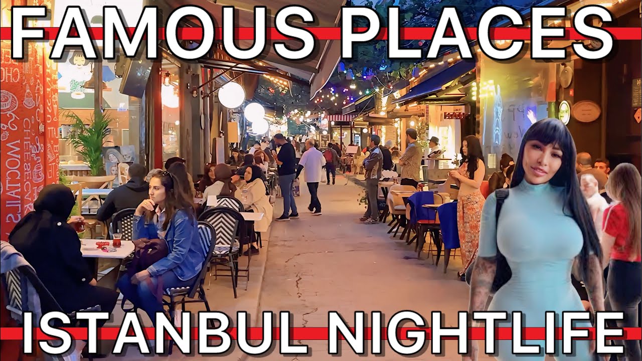 Turkiye🇹🇷 Exciting nights in famous places in Istanbul,Besiktas,Karakoy,Galataport Walking Tour|4K