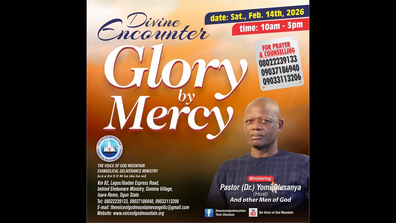 DIVINE ENCOUNTER GLORY BY MERCY