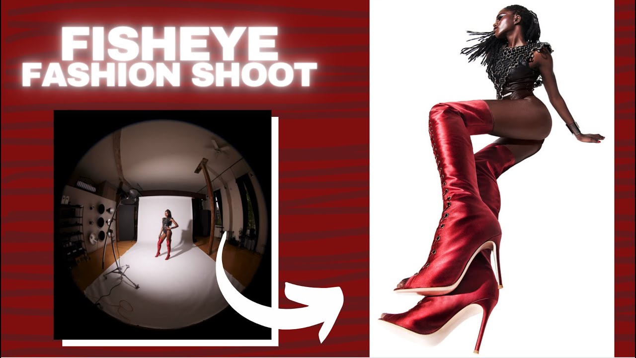 Creating a bold fashion image using a fisheye lens! 😲