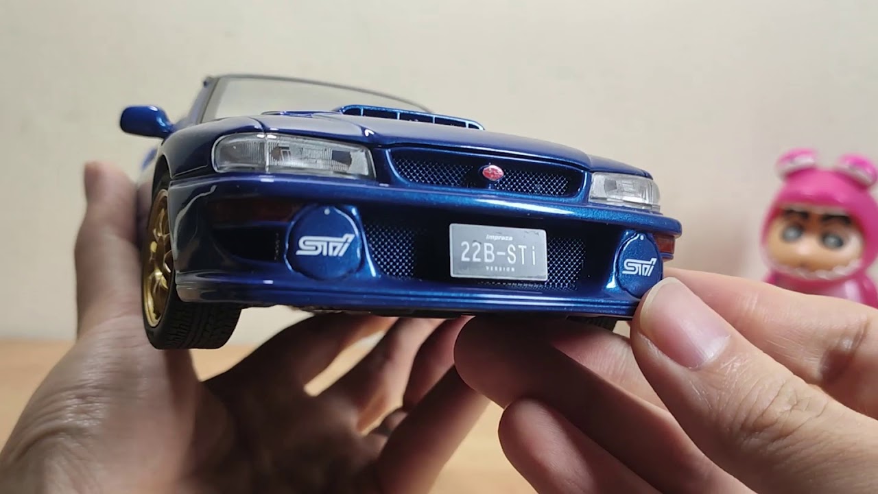 明人模玩 第14期 最容易被认错的斯巴鲁 Autoart Subaru 22b sti