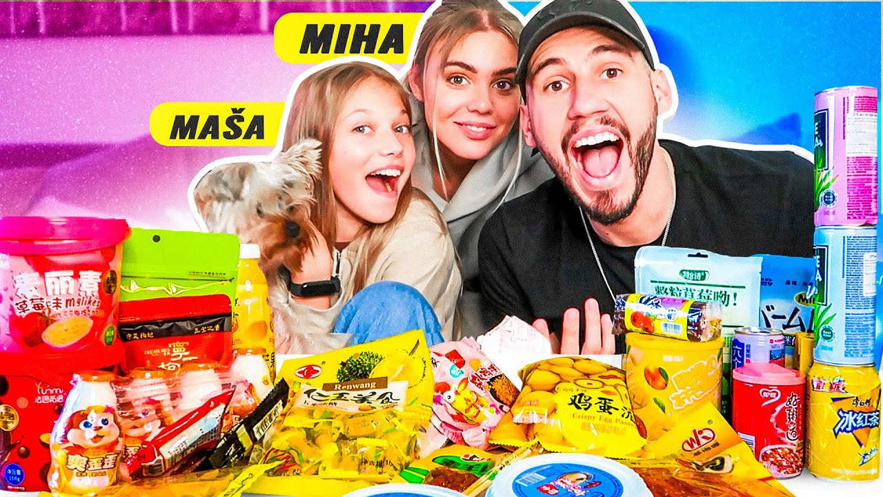 ISPROBAVAM ČUDNE SLATKIŠE SA MIHOM I MAŠOM ! * preukusno *
