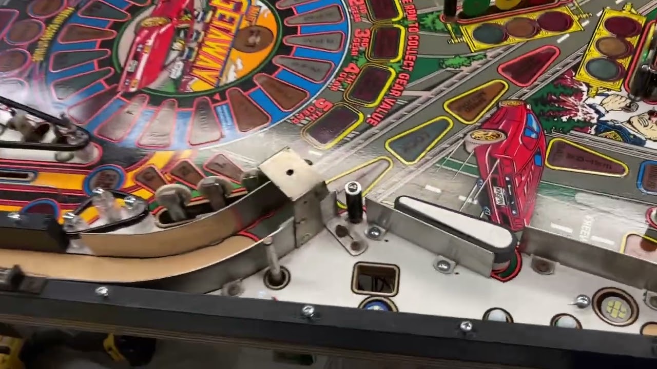 Getaway pinball restoration part 2: playfield wood repair and flipper rebuild