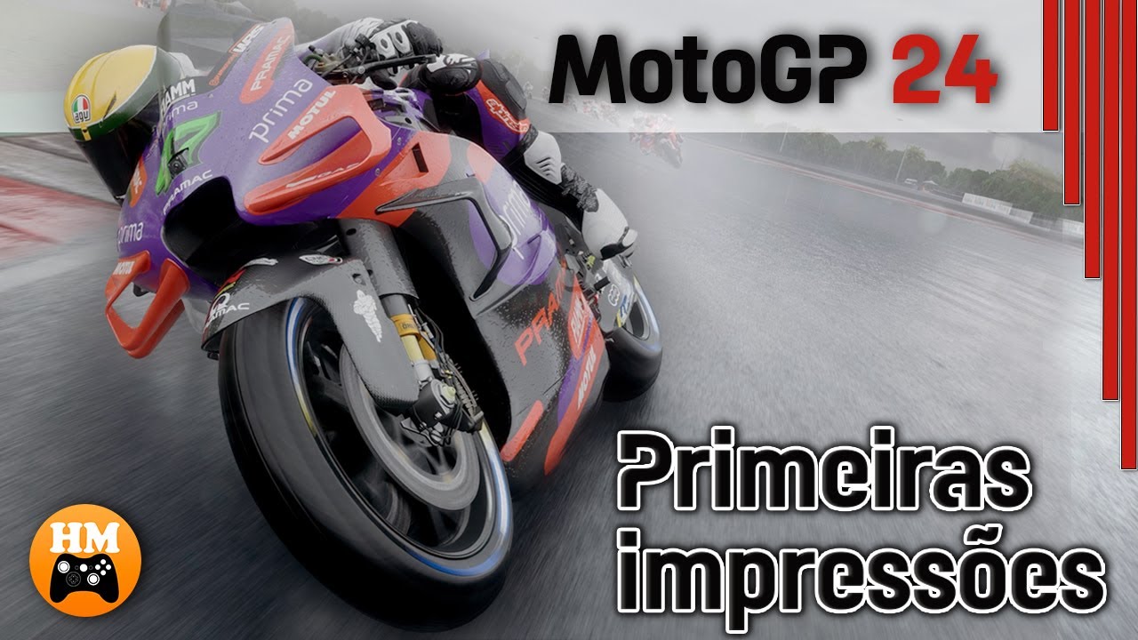 MotoGP 24 - Configurações iniciais e Minhas Primeiras Impressões. [4k60]