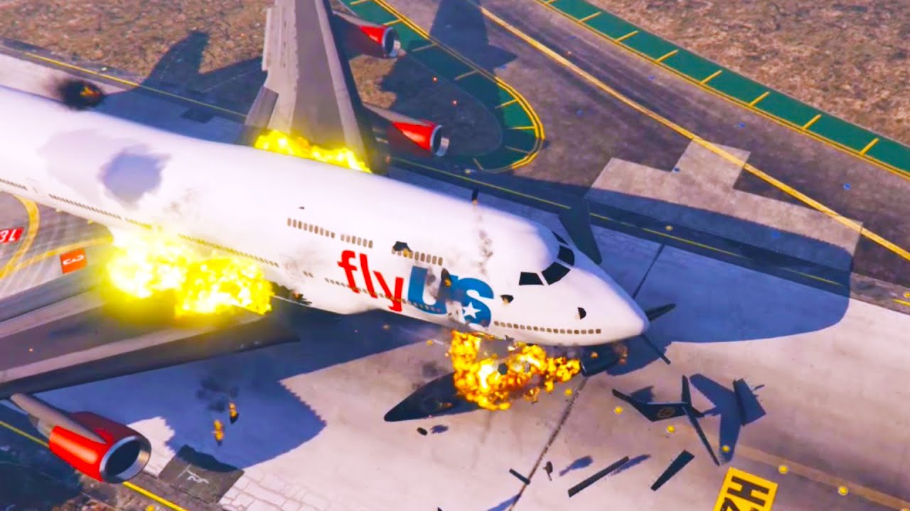 Best Plane Crash Compilation 2016 (GTA 5) #27
