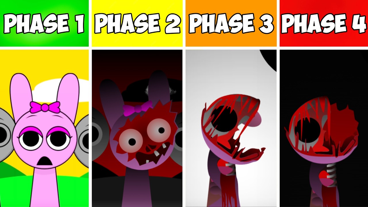 Sprunki: Phase 1, Phase 2, Phase 3, Phase 4 Play One by One