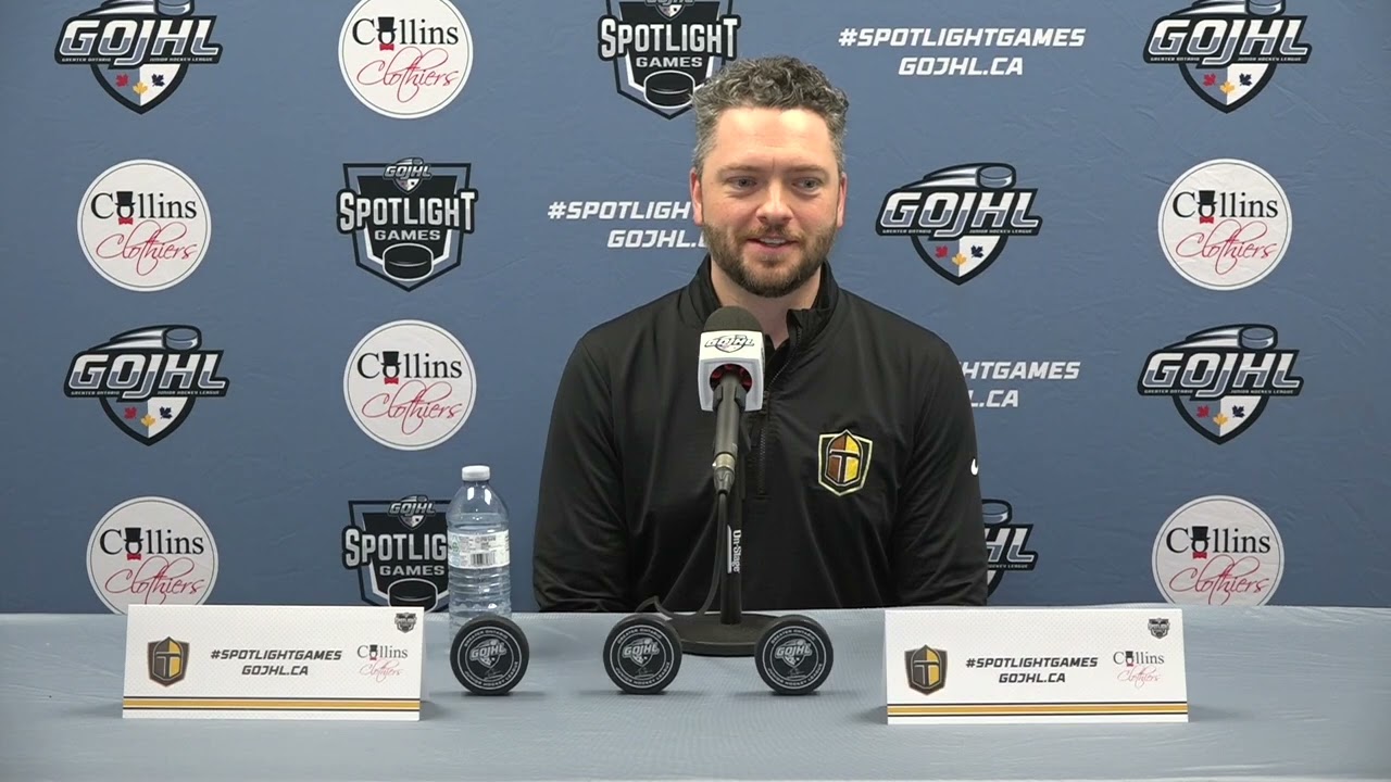 GOJHL Spotlight Game (Coaches Comments) - Brantford Titans vs Ayr Centennials