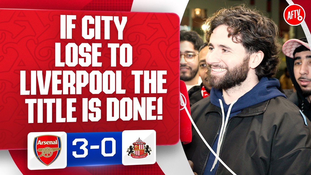 If City LOSE To Liverpool The Title Is DONE! (Christian) | Arsenal 3-0 Sunderland