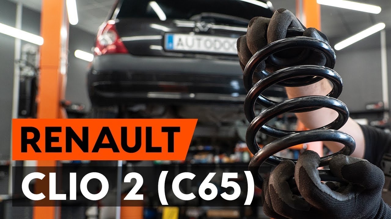 Comment remplacer ressort de suspension arrière sur RENAULT CLIO 2 (C65) [TUTORIEL AUTODOC]