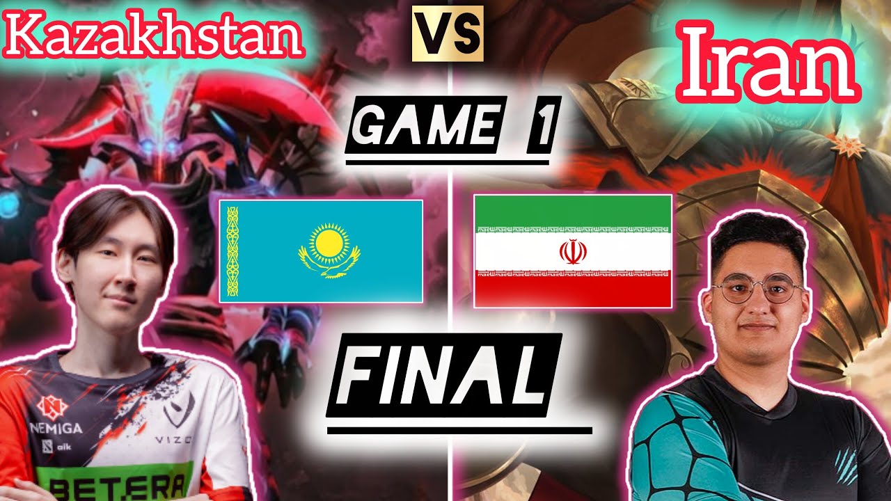 فینال مسابقات دانشجویی روسیه🔥ایران مقابل قزاقستان گیم 1☠️