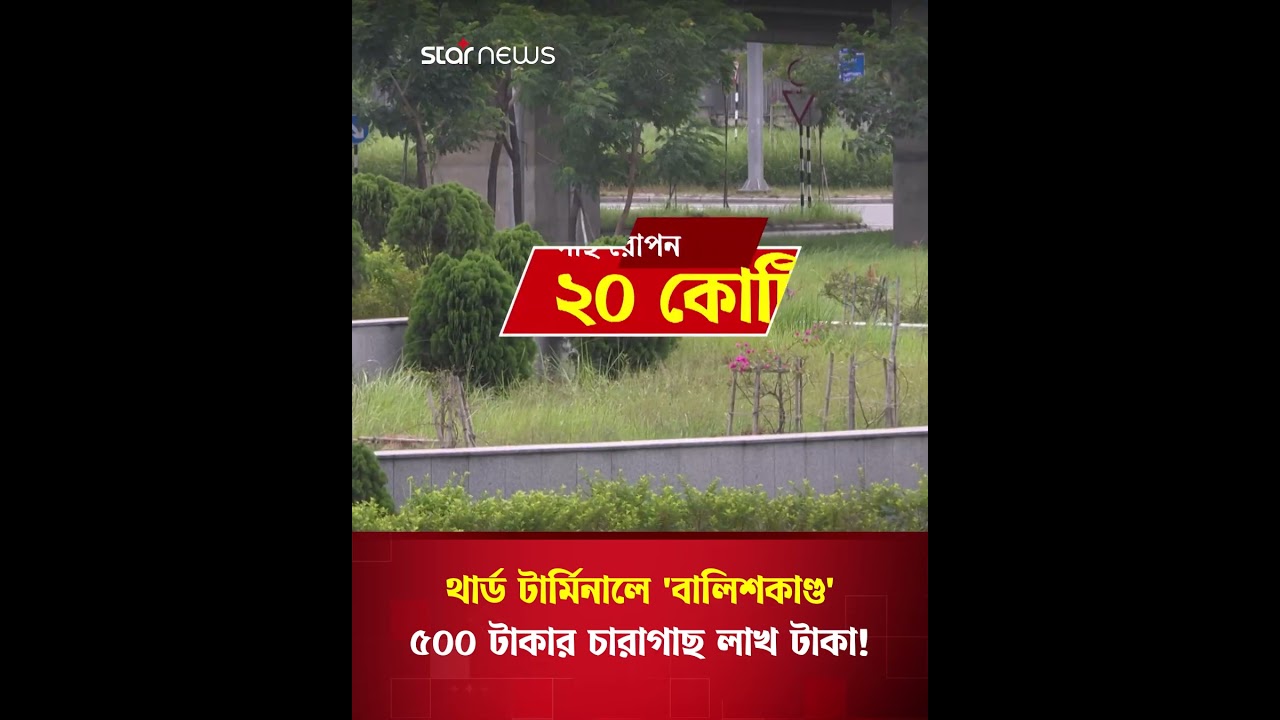 থার্ড টার্মিনালে 'বালিশকাণ্ড' ৫০০ টাকার চারাগাছ লাখ টাকা! | Star News