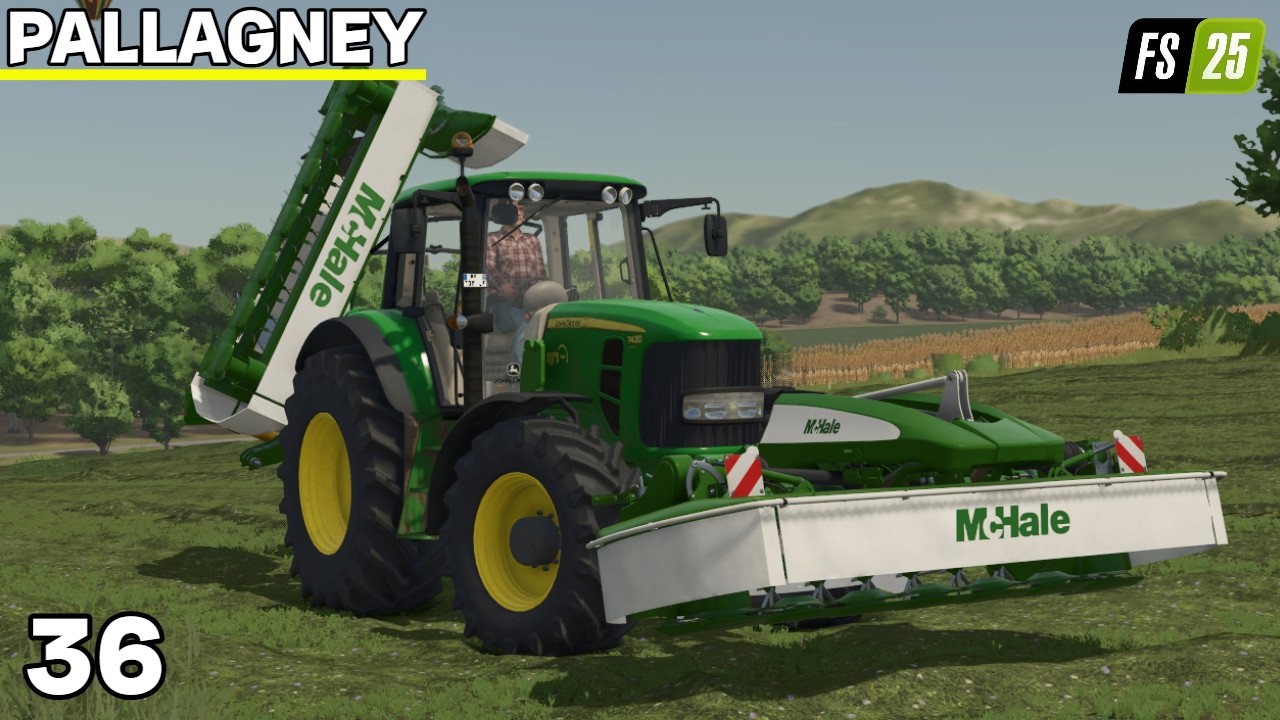 Mowing The Last Cut Of Alfalfa | Pallagney #36 | FS25