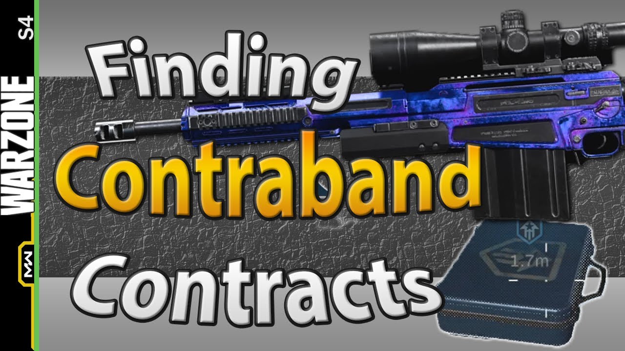 How To Find New Contraband Contract Guns in Warzone | Free AX-50 Blueprint Modern Warfare Season 4