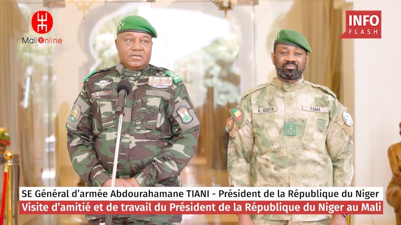 VISITE DU PRÉSIDENT TIANI AU MALI