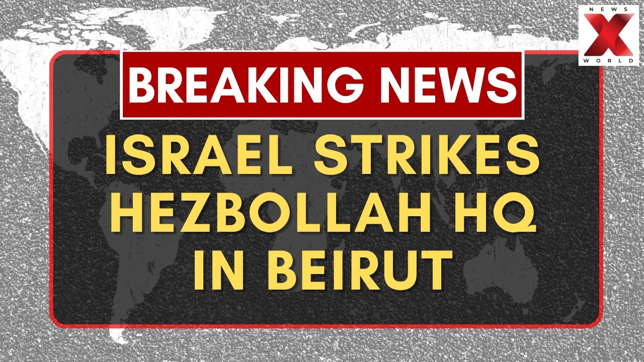 Israel Strikes Hezbollah Headquarters In Beirut&rsquo;s Southern Suburbs | NewsX World