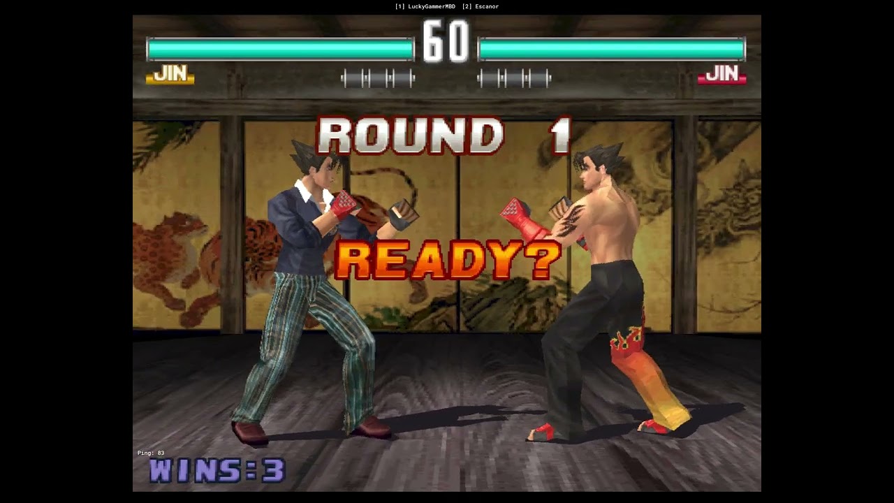 Tekken 3 Online Lucky VS Escanor Match