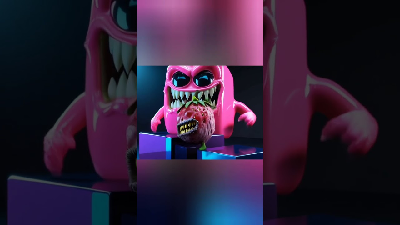 Terrifying Fruit Monster Showdown in 3D | Creepy 3D Monster Fight | Horror Animation Short