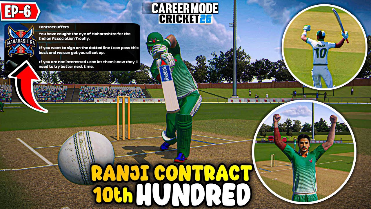 CRICKET 26 CAREER MODE - RANJI TROPHY SELECTION | Episode-6