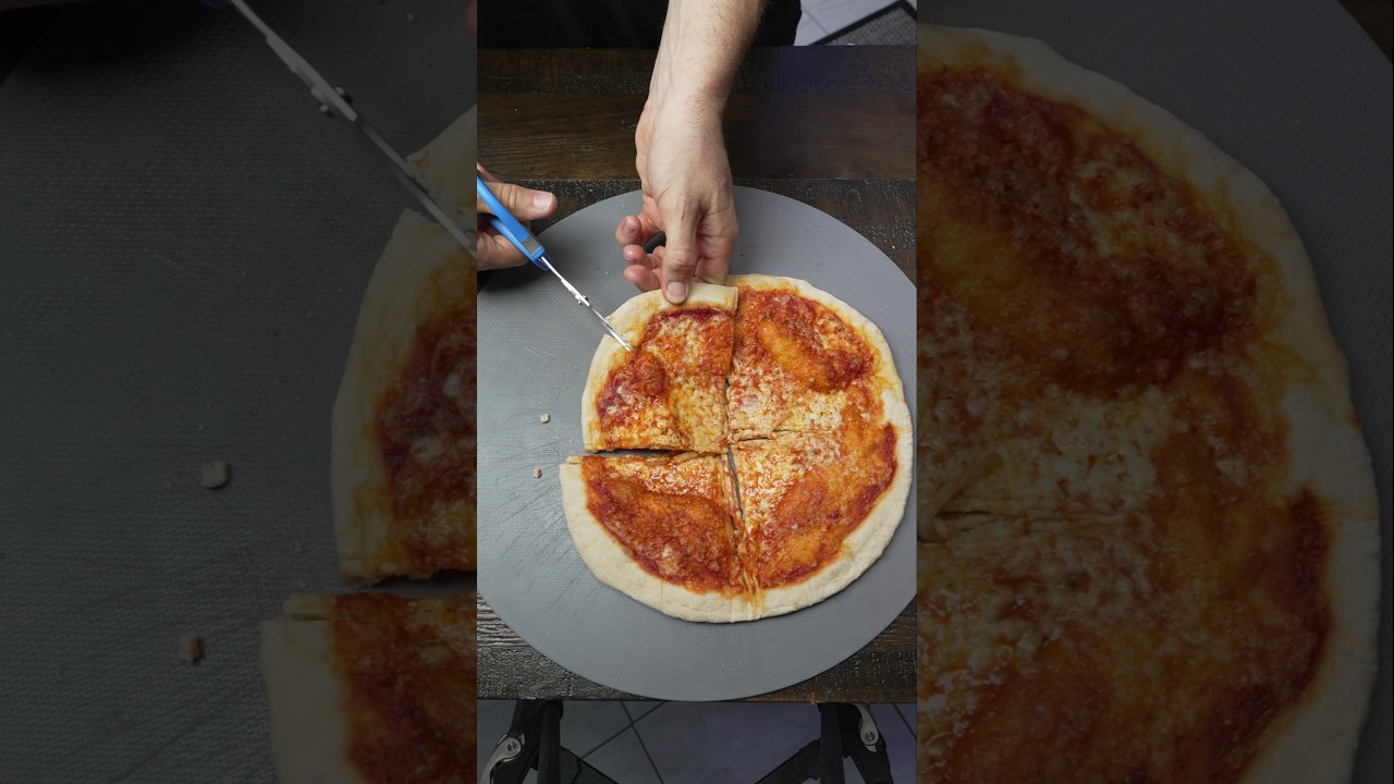Cooking a pizza every way possible - Microwave #pizza #shorts