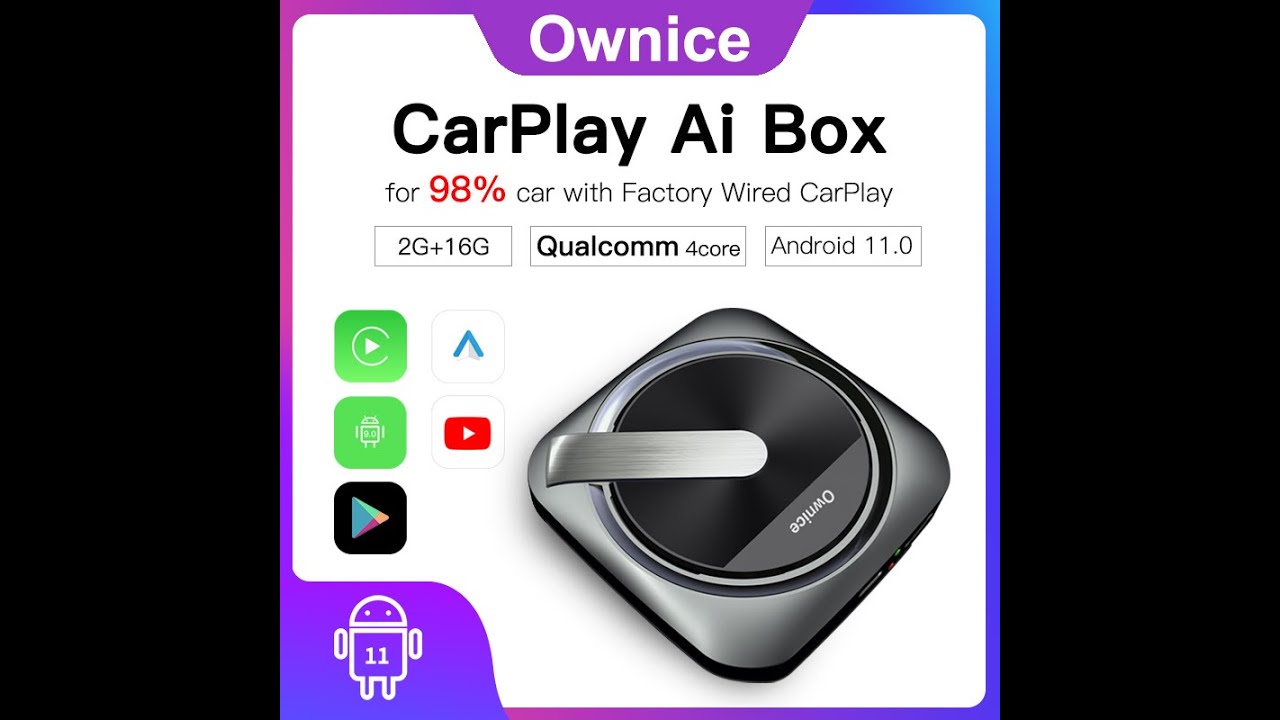 Автомобильный адаптер Ownice A0 Auto ai box CarPlay