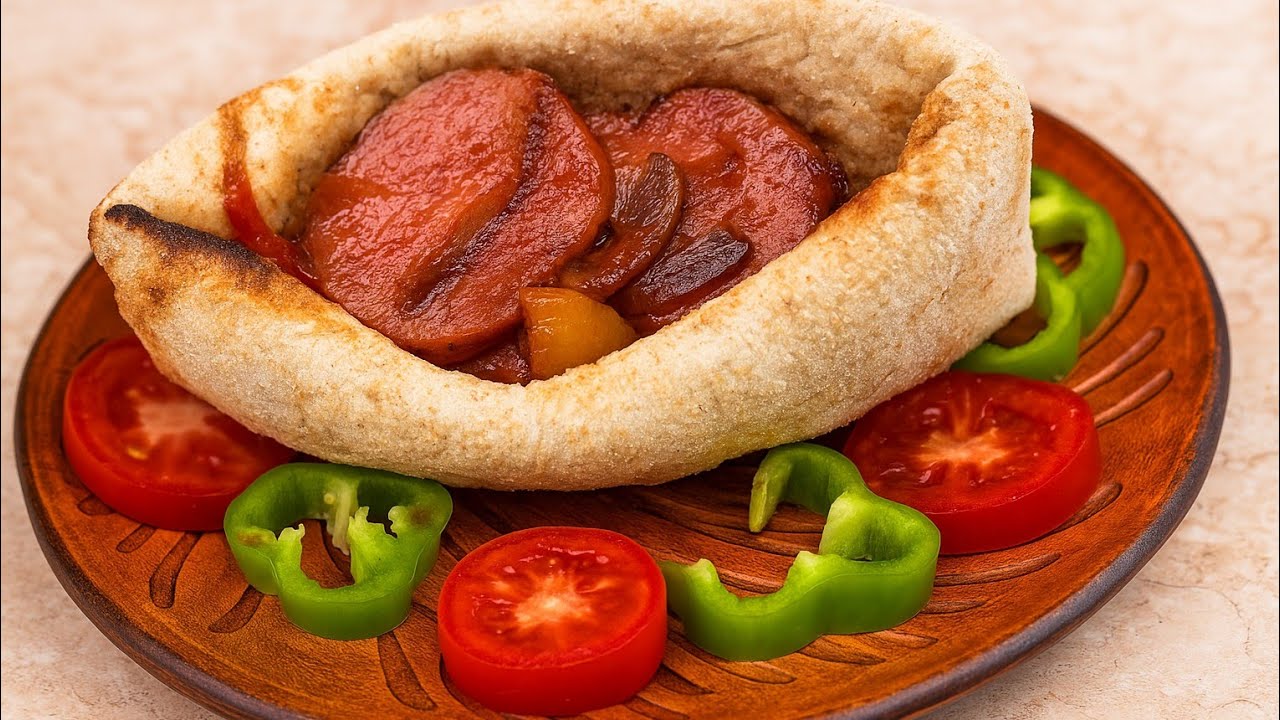ساندوتشات لانشون بالبصل والفلفل الالوان| طعم ولا اروع😋