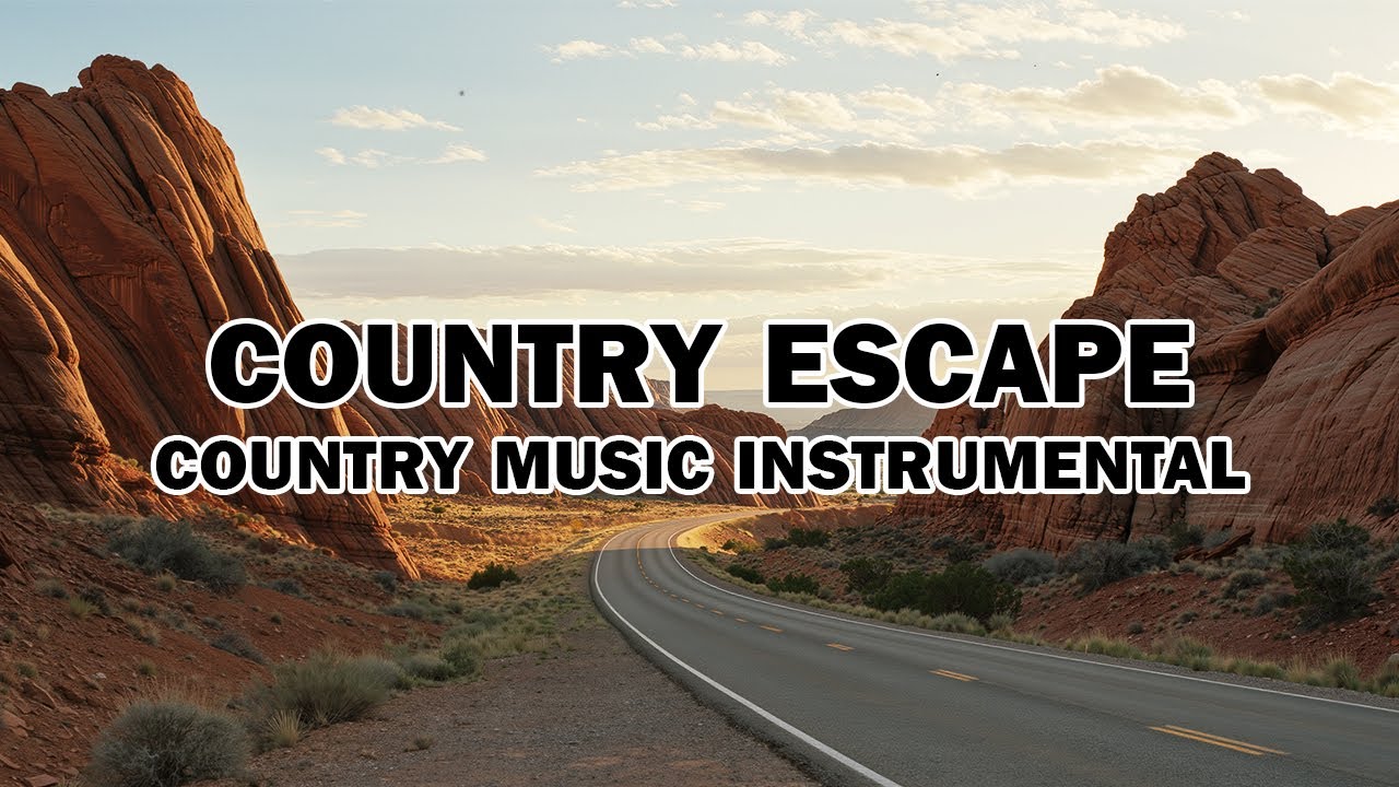 Country Escape Country Music Instrumental - Peaceful Country Instrumentals for Quiet Moments