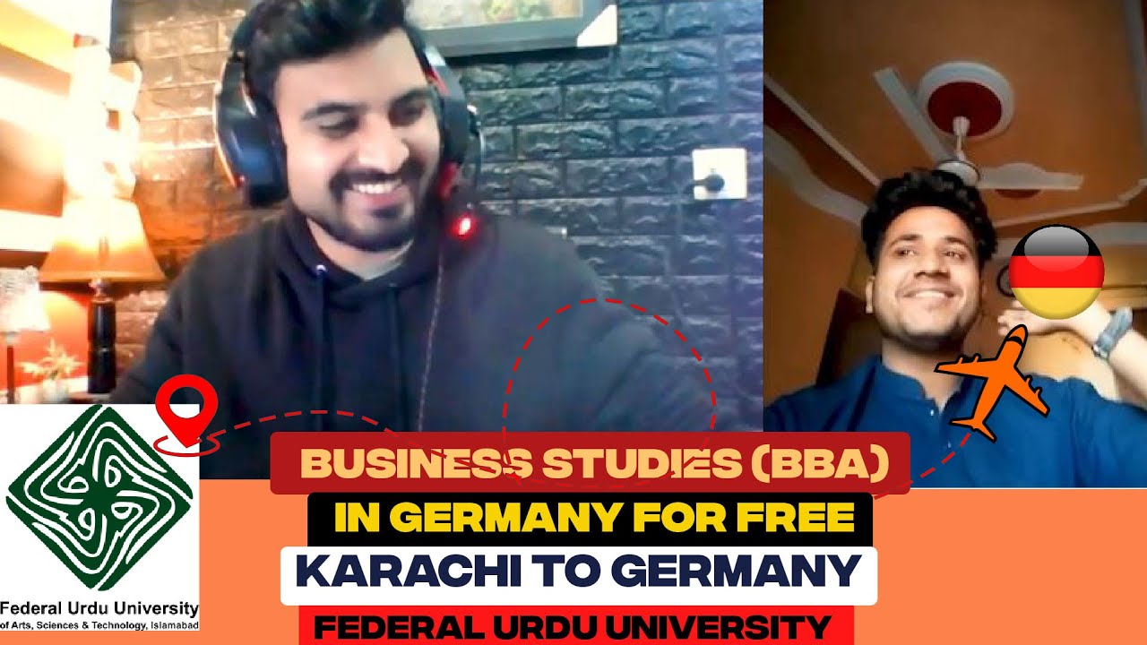 Business Studies (BBA) Admission Success Story | FUUAST KARACHI to Free Public GERMAN University
