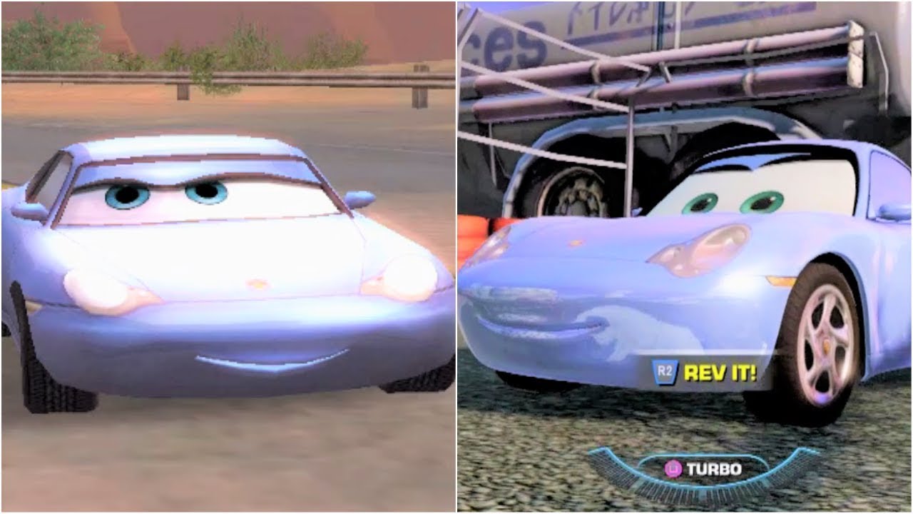 Cars 1 - Cars 3 Sally Gameplay Compilation HD