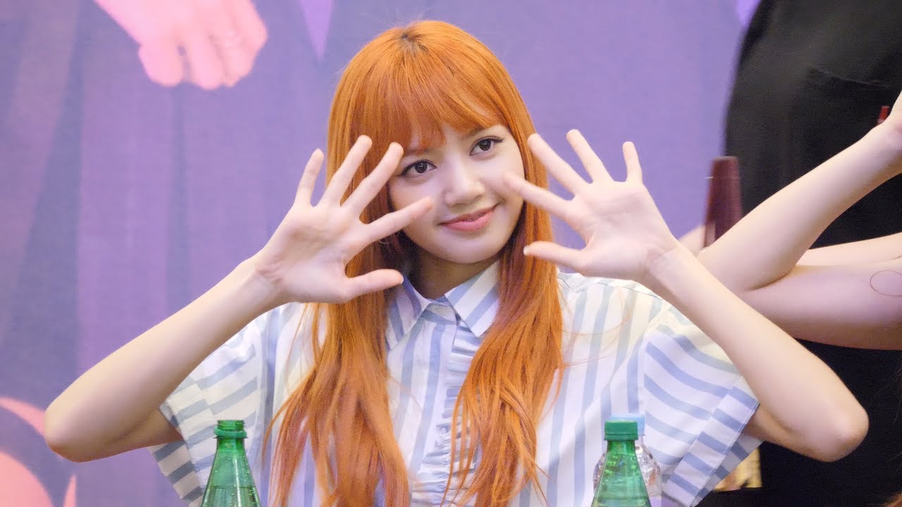 170702 블랙핑크 (BLACKPINK) - 팬사인회 끝 마무리 인사 [리사] LISA직캠 Fancam (분당AK플라자팬사인회) by Mera
