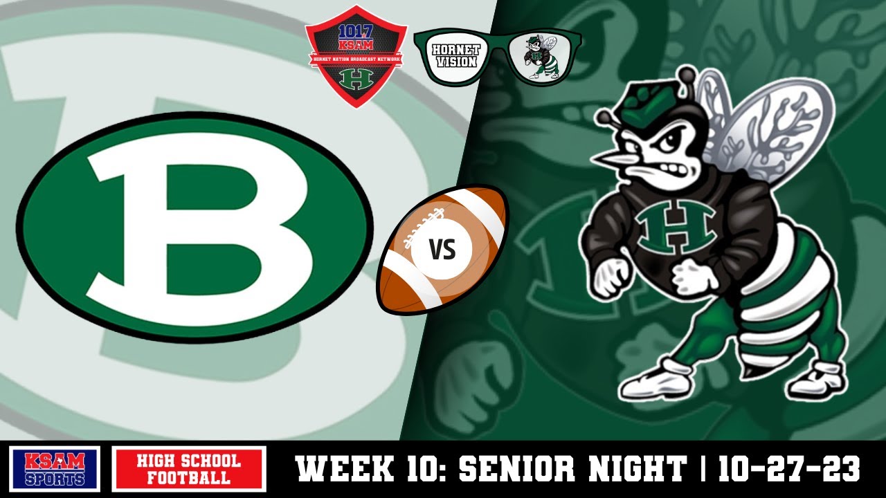 Brenham Cubs vs. Huntsville Hornets - #txhsfb Senior Night on KSAM Sports