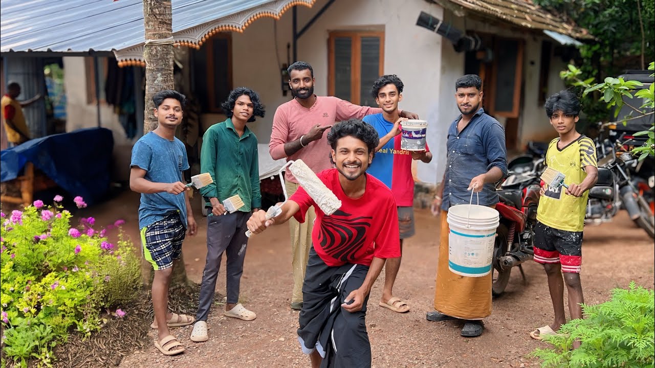 വീട്🏠 Painting തുടങ്ങി🔥| ഇത്രയും പ്രതീക്ഷിച്ചില്ല😲| Prokallan