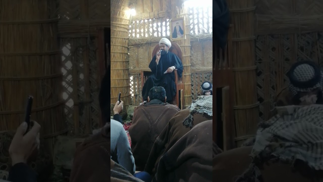 نعي شيخ محمد الابراهيمي في مضيف المرحوم حسين محسين ال عطش