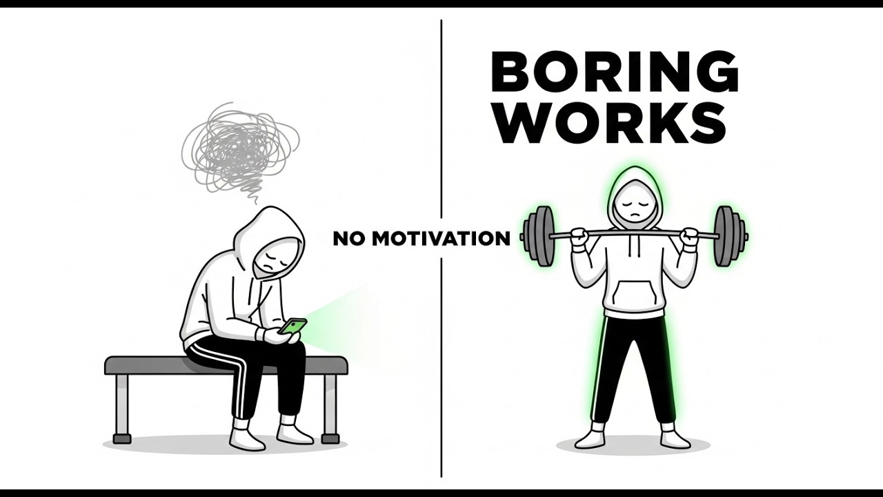 The Boring Gym Routine That Actually Works No Motivation Needed