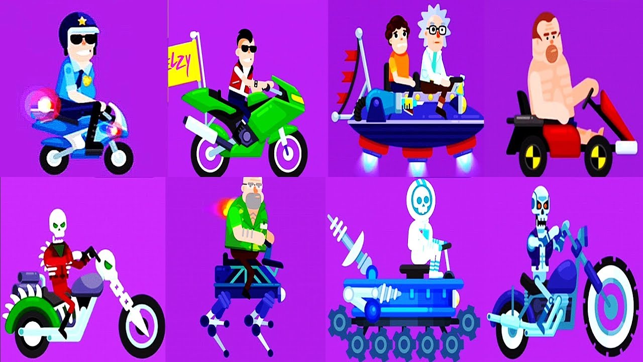 Happy Racing  - New Characters - LOLPATROL & Gregory & T-999 & Burning Blacke & MR. GORSKIY