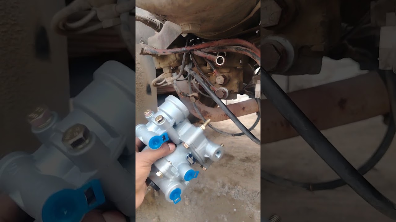 Trailer break control valve #work #automobile #airbagsuspension #mechancial