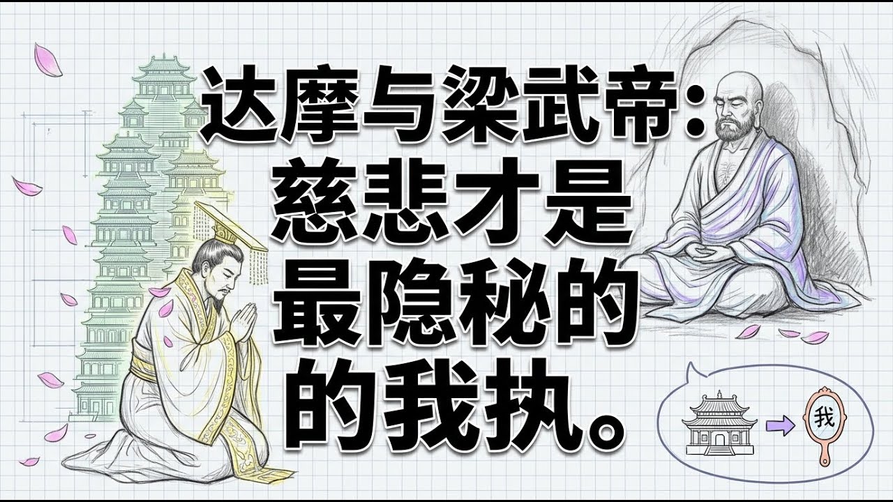 达摩对话梁武帝 | 慈悲才是最隐秘的我执 | 禅宗修行第一课