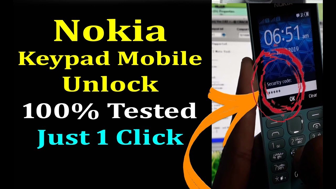 How to Nokia 216 RM 1187 Security Code Unlock Reset 2020