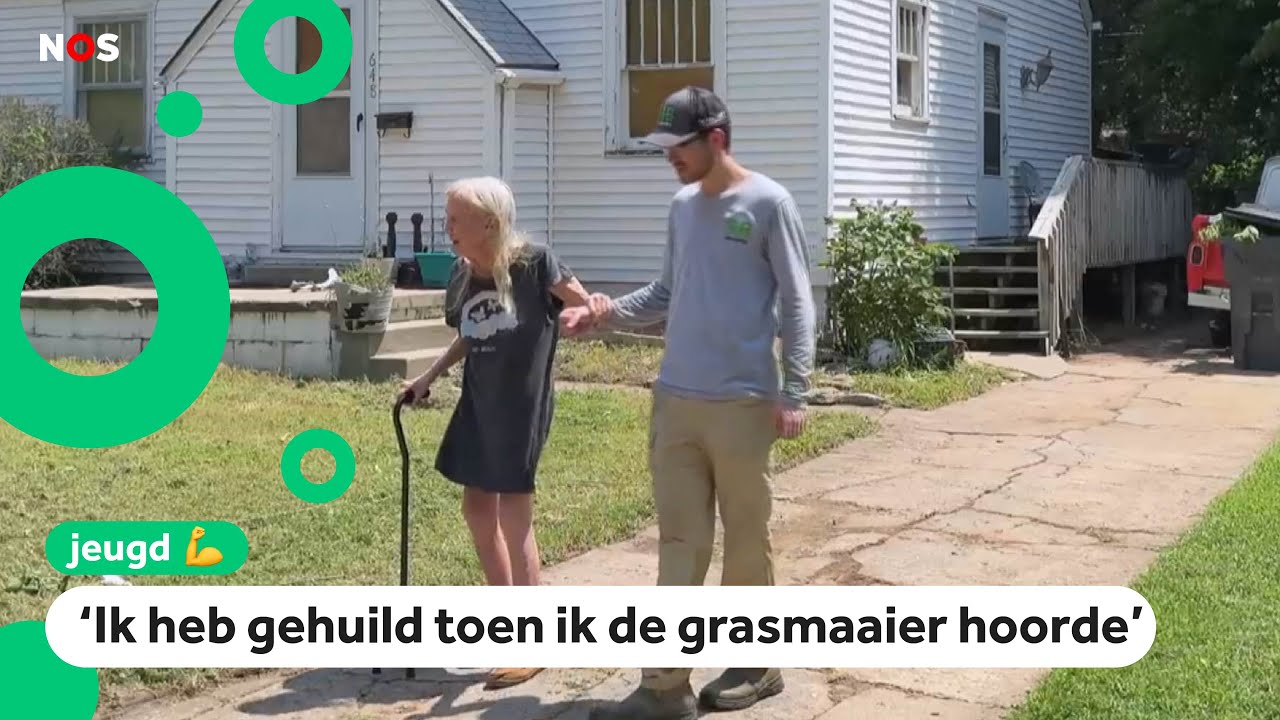 Tuinman helpt oude vrouw en gaat viral