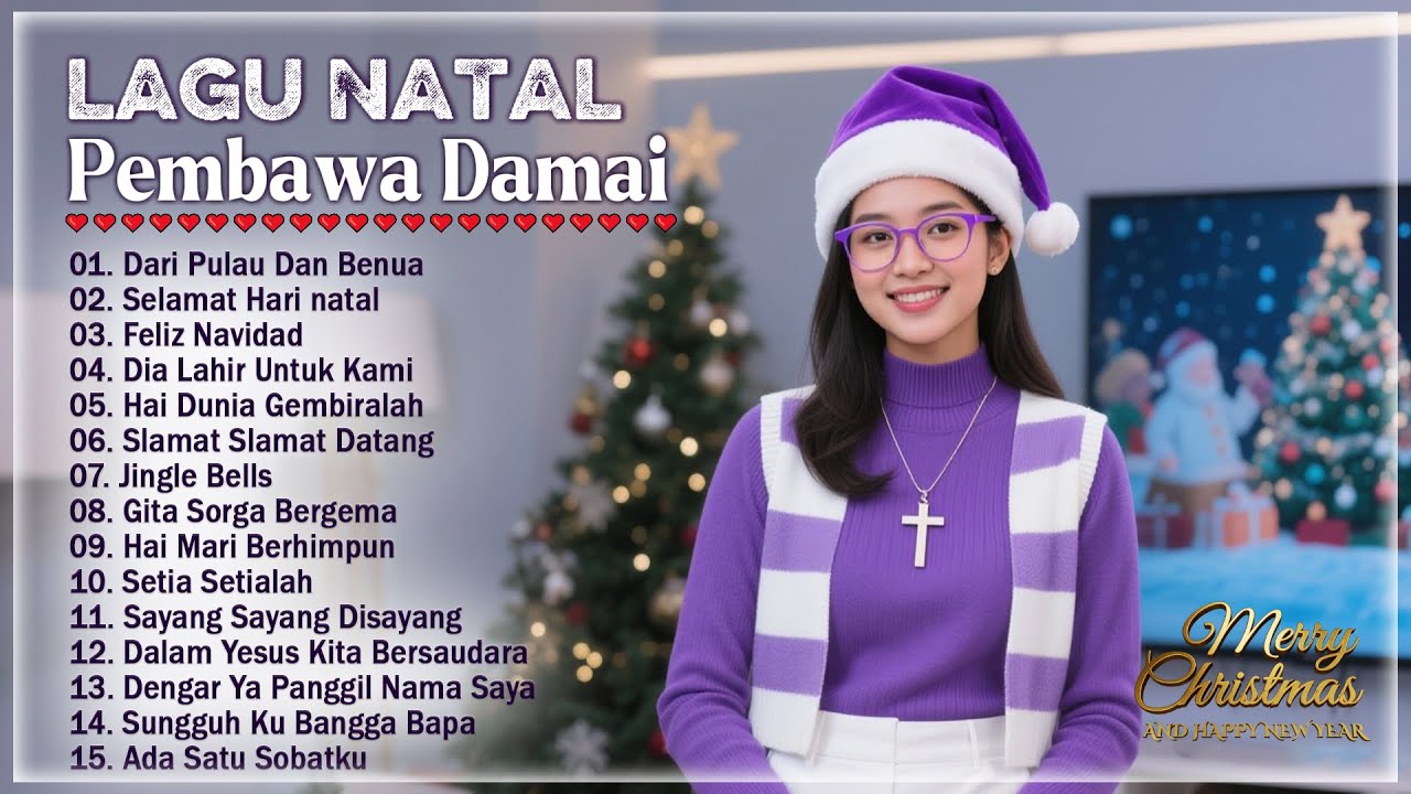 Dari Pulau Dan Benua ❤️ Selamat Hari natal ❤️ Feliz Navidad ❤️ LAGU NATAL Pembawa Damai Dan Sukacita