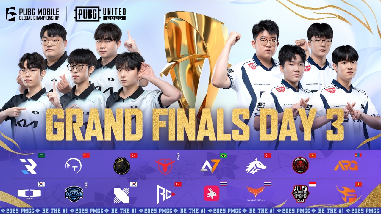 2025 PMGC GRAND FINALS DAY 3 (12.14) l 배틀그라운드 모바일