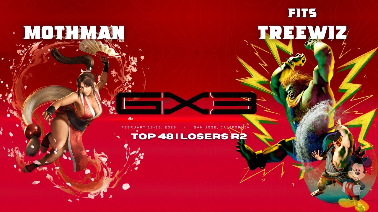 Genesis X3 | Top 48 | Losers R2 | Mothman (Mai) vs FitS TreeWiz (Blanka, E Honda)