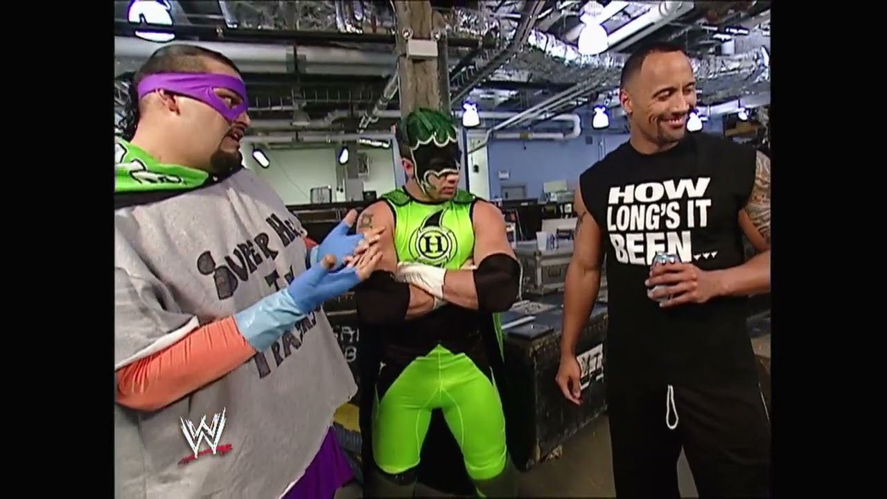 The Rock & Jonathan Coachman Segment Raw March 8 2004