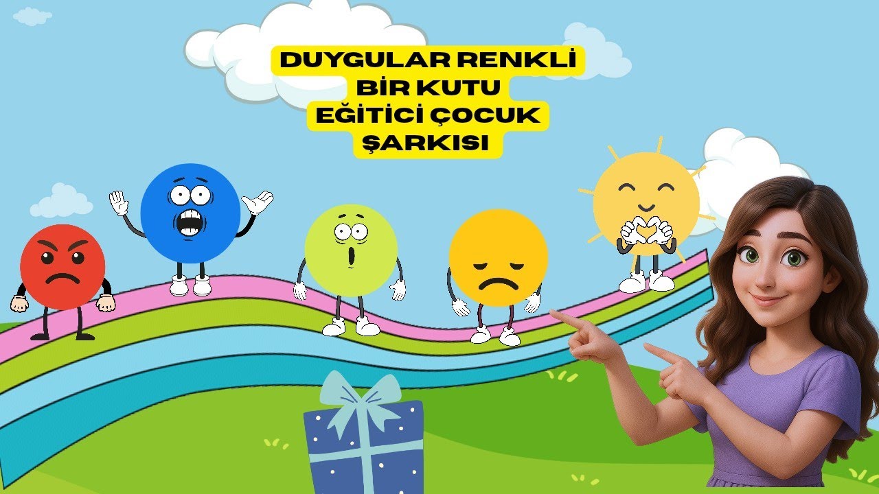 🌈 Duygular Renkli Bir Kutu | Eğitici Çocuk Şarkısı | Renklerle Duygu Eğitimi 🎶 #OkulÖncesiDuygular