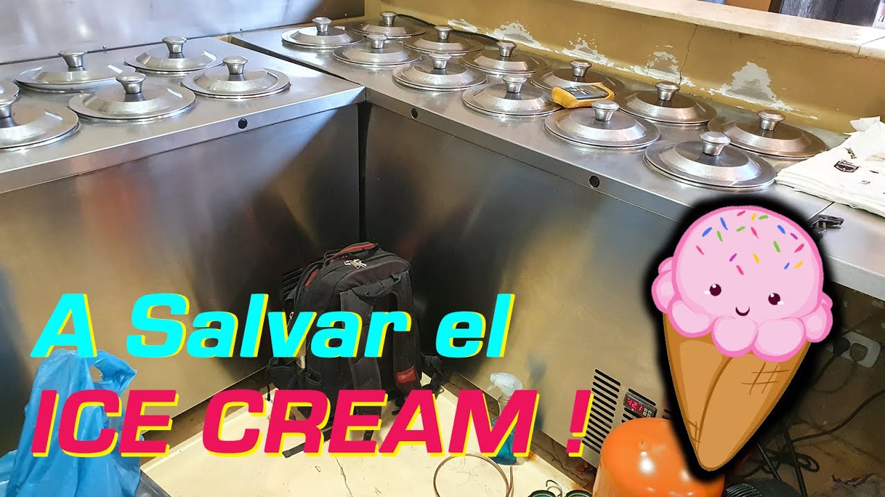 Soy el Tercer Técnico Revisando Este Conservadora de Helados a Glycol