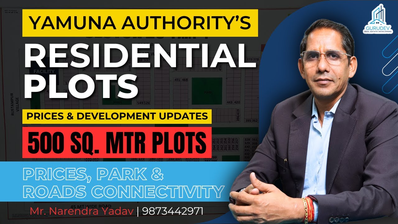 YEIDA Sector 20 के 500 Sq. Mtr Plots | Block Wise Rate, Location | Q, R, S, T, U Block Full Details