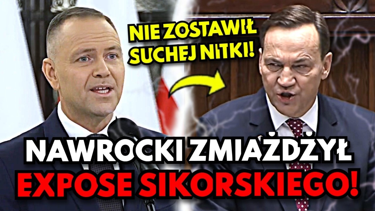 NAWROCKI W SEJMIE ZMIAŻDŻYŁ EXPOSE SIKORSKIEGO!